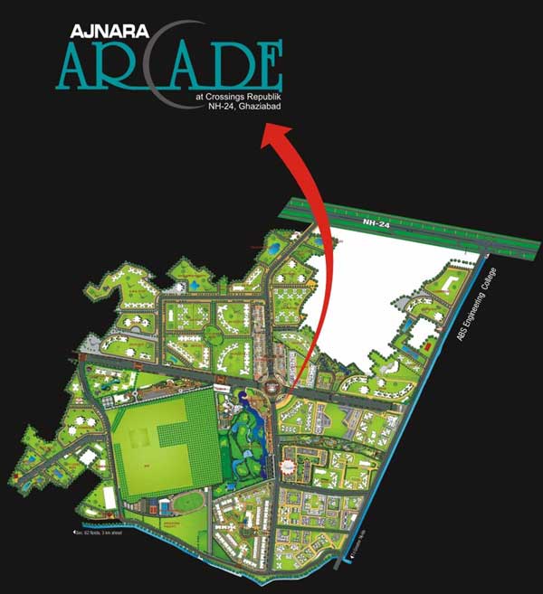 Ajnara Arcade - Siteplan