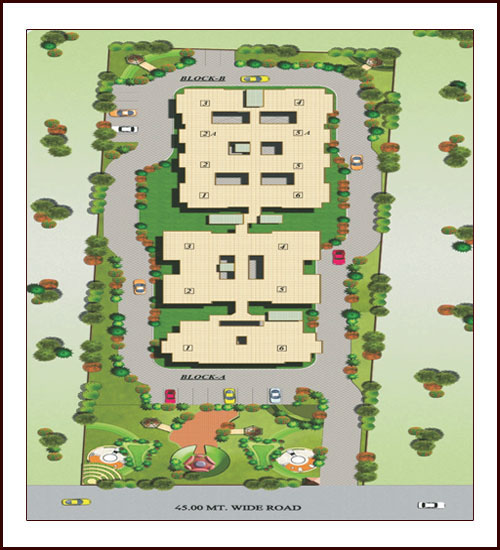Ajnara Grace - Siteplan