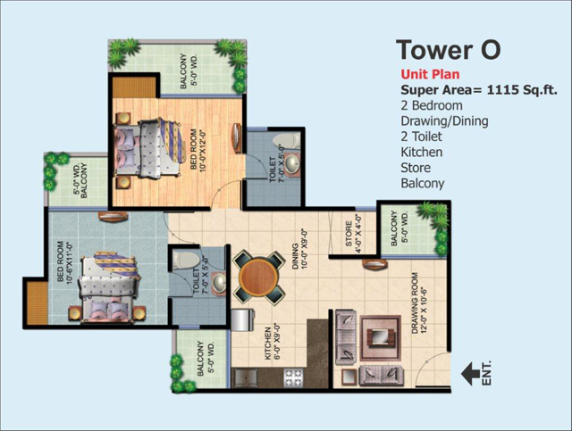 Floor Plans Tower O