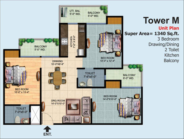 Floor Plans Tower M