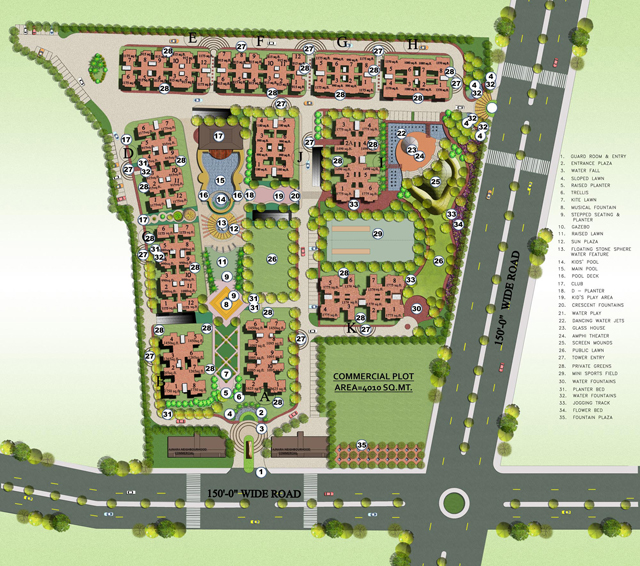 Ajnara Integrity - Siteplan