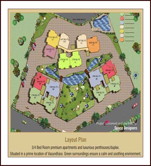 Ajnara Pride - Layout Plan