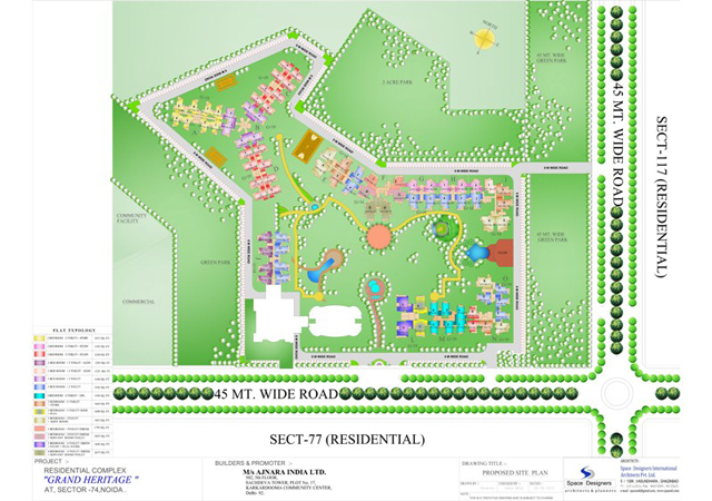 Grand Ajnara Heritage - Siteplan